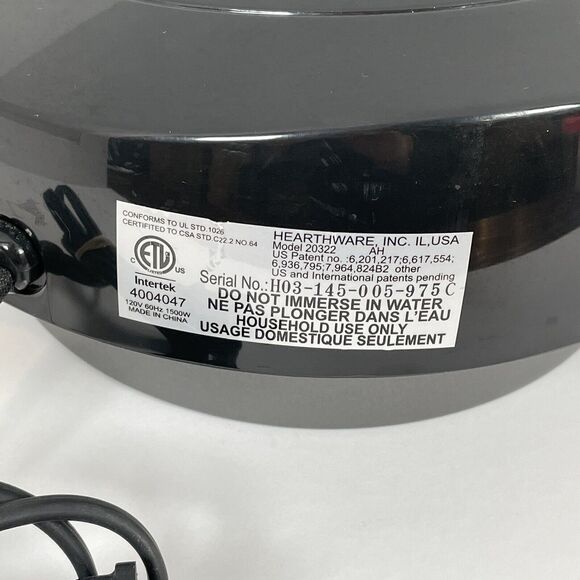 NuWave Pro Infrared Oven Power Head Motor Replacement Part 20322 Tested works - Picture 4 of 8